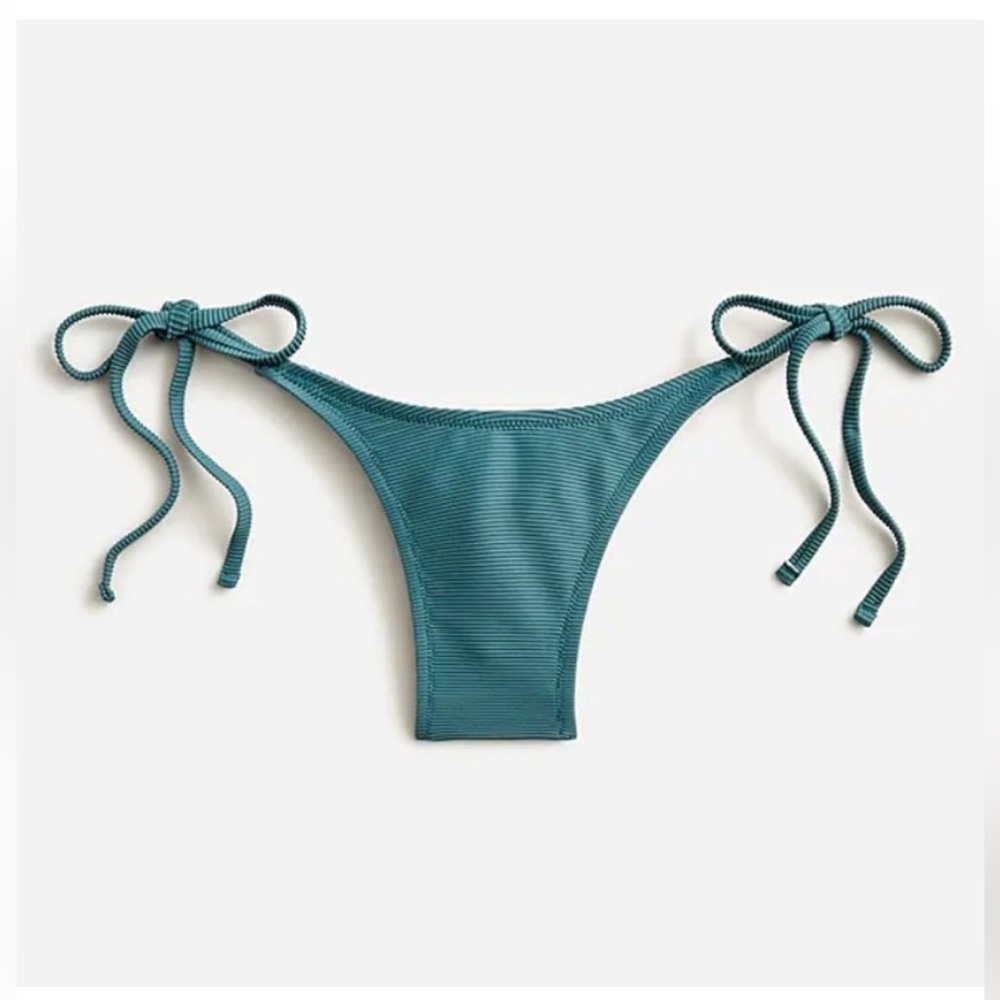 J Crew Swim M Bikini Bottom Teal BE805